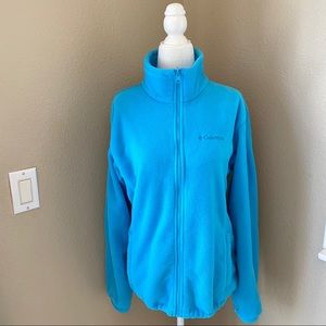 Columbia | Interchange Blue Zip Up Sweater